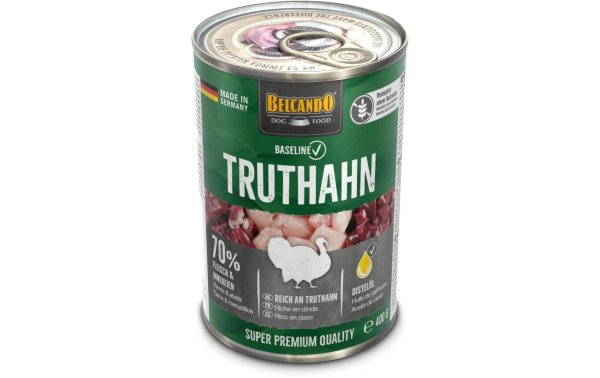 Belcando Nassfutter Baseline Truthahn, 400 g