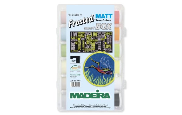 Madeira Näh- und Stickgarn Frosted Matt Smartbox Mehrfarbig