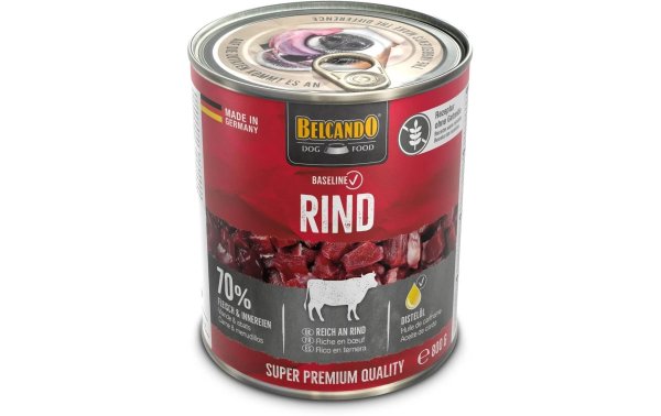 Belcando Nassfutter Baseline Rind, 800 g