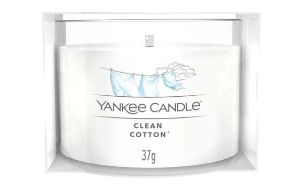 Yankee Candle Duftkerze Clean Cotton 37 g