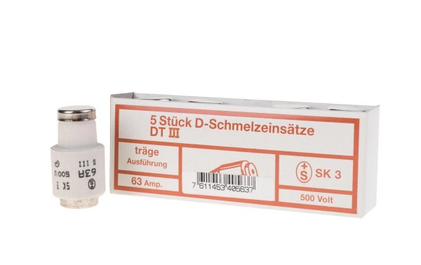 Elektromaterial Sicherungseinsatz DIII 63A