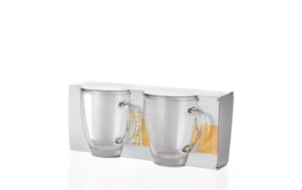 Montana Kaffeetasse Soul 380 ml, 2 Stück, Transparent