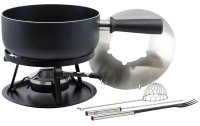 Kadastar Käsefondue-Set Royal 22 Teile, Schwarz