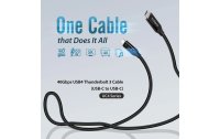 Edimax Thunderbolt 3-Kabel 40 Gbps USB C - USB C 2 m