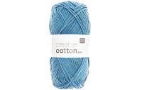Rico Design Wolle Creative Cotton Aran 50 g, Blau
