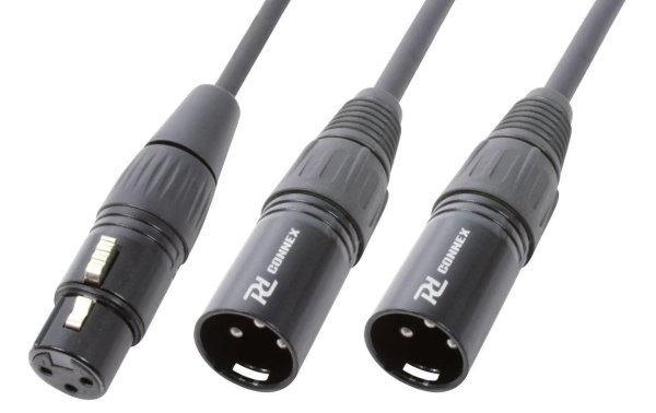 PD Connex XLR-Kabel XLRf - 2 XLRm