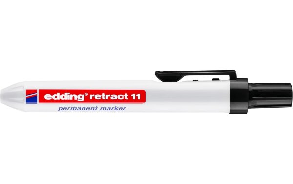 edding Permanent-Marker retract 11, Schwarz