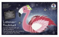 URSUS Laternen-Bastelset 1 Stück, Flamingo
