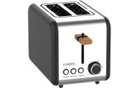 FURBER Toaster Chaplin Schwarz matt