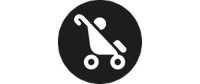 Odenwälder Babycool-Auflage für den Kinderwagen Graphite