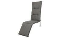 Best-Freizeitmöbel Sitzkissen Relaxauflage Outdoor 175 x 50 cm, Grau