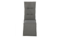 Best-Freizeitmöbel Sitzkissen Relaxauflage Outdoor 175 x 50 cm, Grau