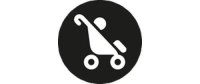 Odenwälder Babycool-Auflage für den Kinderwagen Mineral Green