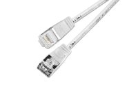 SLIM Slimpatchkabel  Cat 6, U/FTP, 7.5 m, Weiss