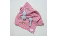 Jabadabado Geschenkset Decke Buddy Bunny Pink