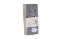 Jabadabado Geschenkset Decke Buddy Elefant Grau
