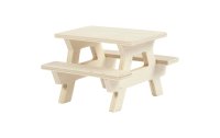 Creativ Company Mini-Möbel Picknick-Tisch mit Bank 1...
