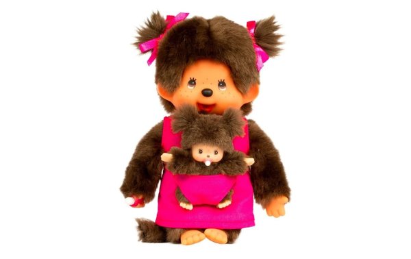 Monchhichi Kuscheltier Mother Care Pink Girl 20 cm