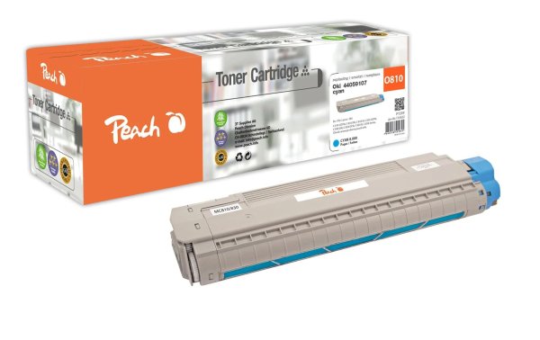 Peach Toner OKI 44059107 Cyan