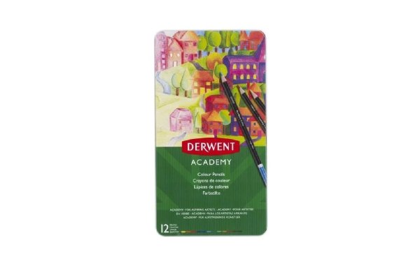 Derwent Farbstifte Academy Colour Pencil 12er Set