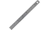 Linex Lineal aus Stahl 15 cm , Grau