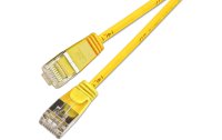 SLIM Slimpatchkabel  Cat 6, U/FTP, 7.5 m, Gelb