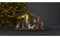 Star Trading Krippe  Nativity mit Beleuchtung