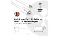 Club 3D Kabel Mini-DisplayPort 1.2 - HDMI 2.0 aktiv, 3 m