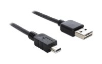 Delock USB 2.0-Kabel EASY-USB USB A - Mini-USB B 1 m