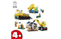 LEGO® City Baufahrzeuge und Kran mit Abrissbirne 60391