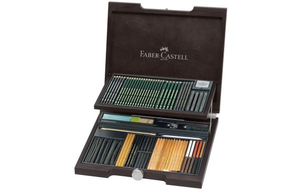 Faber-Castell Graphitstift Faber-Castell Pitt Monochrome 86-teilig