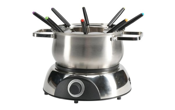 Nouvel Fleischfondue-Set Silva 10 Teile, Silber