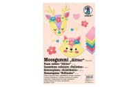 URSUS Moosgummi-Set Glitter Pastell selbstklebend, 10...