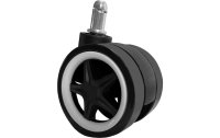 LC-Power Rollen LC-CASTERS-DRIFT 5er Set Weiss