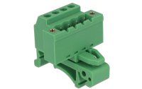 Delock Hutschiene/DIN Rail Terminalblock 4Pin