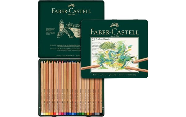 Faber-Castell Farbstifte Pitt Pastel 24er Metalletui