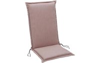 Best-Freizeitmöbel Sitzkissen Hochlehner Outdoor 120 x 50 cm, Pink