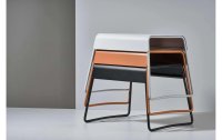 Zone Denmark Hocker Stahl, Schwarz