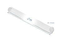 Delock Kabelschlauch Klettverschluss, 2m x 32 mm Weiss