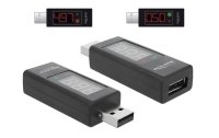 Delock Strommessadapter Volt Ampere USB-A Stecker - USB-A Buchse