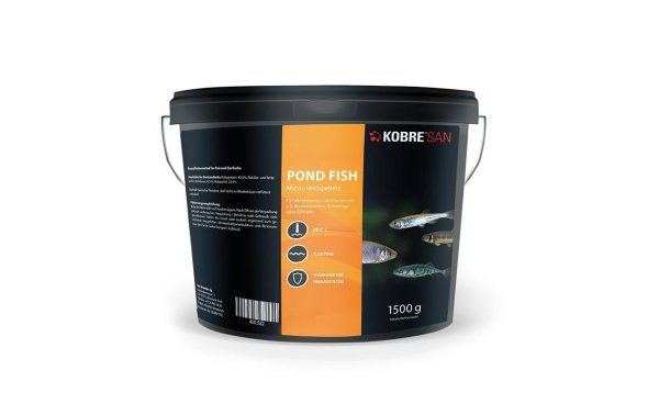 Kobre®San Fischfutter Pond Fish Micro Teichpellets, 1.5 mm, 1.5 kg