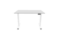 Contini Tisch RAL 9016 1.8 x 0.8 m Weiss mit Grauer Tischplatte