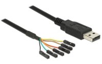 Delock USB 2.0-Kabel TTL Seriel 6 Pin (5 V) USB A - Pinheader 1.8 m
