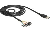 Delock USB 2.0-Kabel TTL Seriel 6 Pin (3 V) USB A - Pinheader 1.8 m