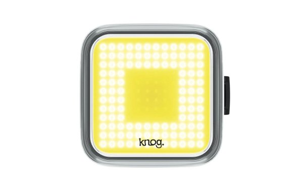 knog. Velolampe Blinder Square Vorne, Schwarz