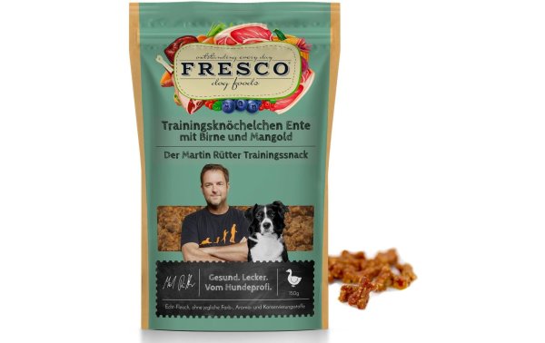 FRESCO Martin Rütter Trainingsknöchelchen Ente, Birne&Linse, 150 g