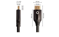 Oehlbach Kabel Black Magic MKII HDMI - HDMI, 3 m
