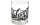 Heidi Cheese Line Trinkglas Cut 300 ml, 1 Stück, Transparent