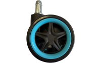 LC-Power Rollen LC-CASTERS-DRIFT 5er Set Hellblau