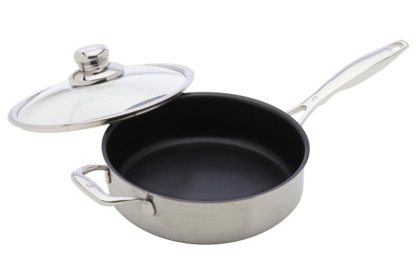 Swiss Diamond Sauteuse XD Nonstick Clad mit Deckel 24 cm